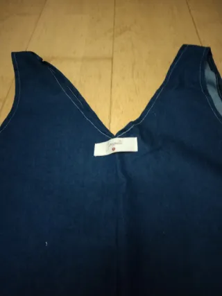 Vestido vaquero tirantes Garsonetti Talla Única