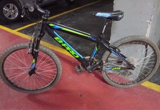 Bicicleta B Pro Negra y Verde