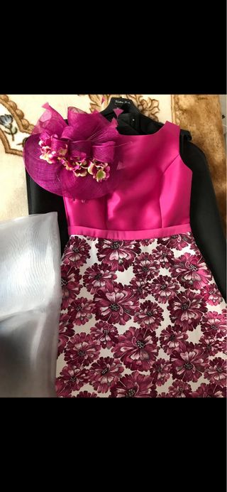 Vestido Madrina Rosa Floral