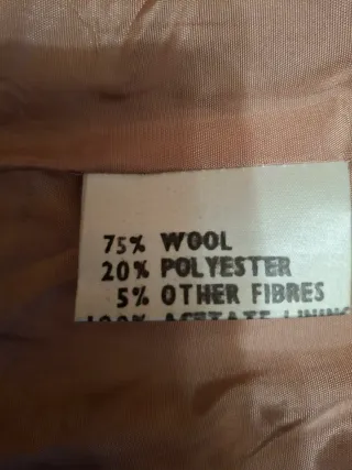 Chaqueta Tweed Made in England Beige