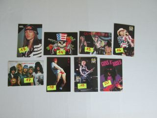 Guns N' Roses cartoline vintage collezione
