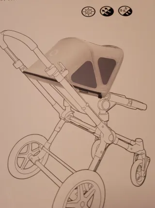 Capota Bugaboo color azul claro