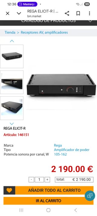 Rega Elicit-R Amplificador Integrado Garantia
