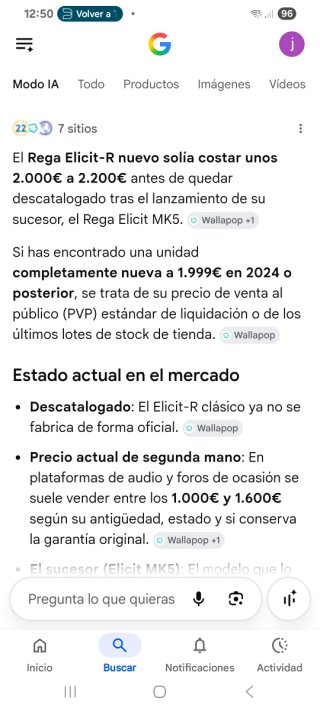 Rega Elicit-R Amplificador Integrado Garantia