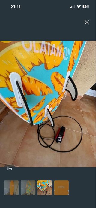 Tabla de surf OLAIAN naranja