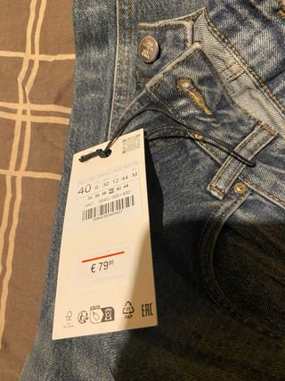 Pantalón vaquero Zara x Ludovic