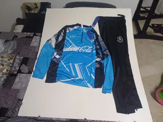 Tuta EA7 Uomo Blu/Nera Taglia XL