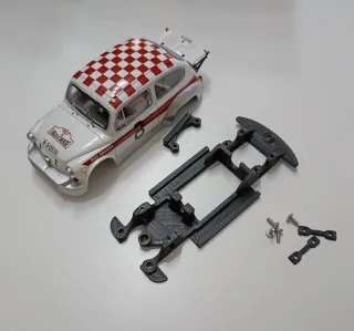 Chasis 3d Abarth 1000 scx