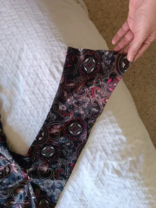 Camisa cruzada estilo japonesa