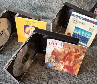 8CD Handel Conc para Órgano, Jeptha, Xerxes lote