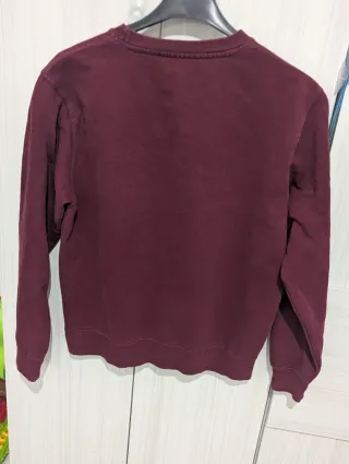 Felpa Uomo Bordeaux Girocollo M/L Vintage Y2K