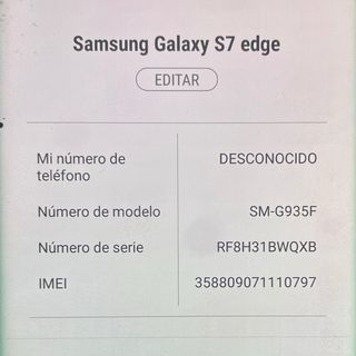Samsung Galaxy S7 Edge 32GB Negro