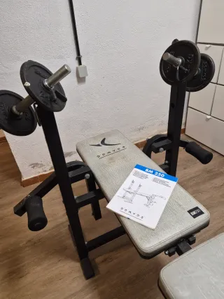Banco de pesas DOMYOS BM 250