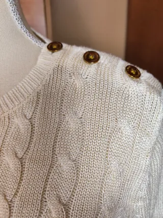 Jersey Ralph Lauren Crema Talla M