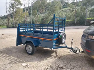 Remolque 200x130 1 eje doble puerta