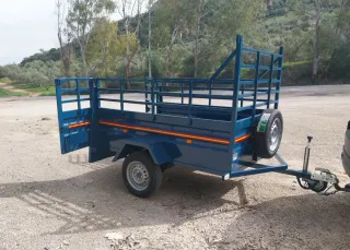 Remolque 200x130 1 eje doble puerta