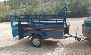 Remolque 200x130 1 eje doble puerta