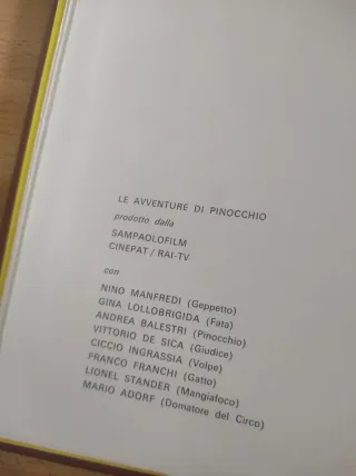 Pinocchio Collodi Libro