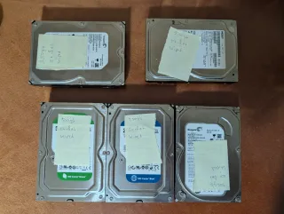 Lote 4 Discos Duros 3.5 Estropeados Rotos