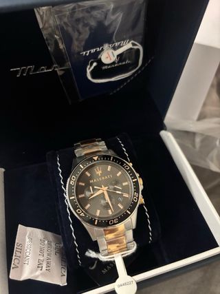 Reloj Maserati Oro y Plata