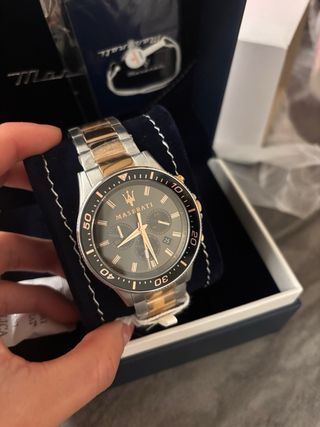 Reloj Maserati Oro y Plata