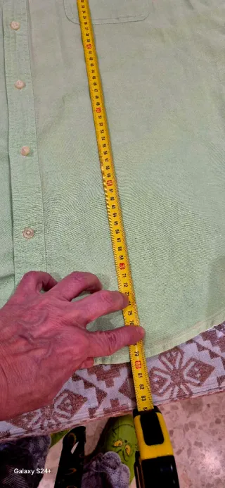 Camisa Chaps Verde Hombre