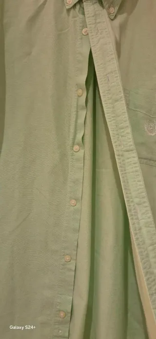 Camisa Chaps Verde Hombre
