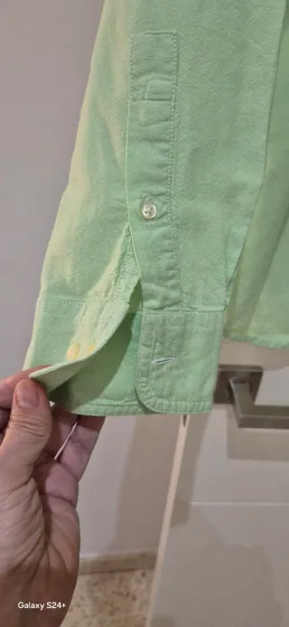 Camisa Chaps Verde Hombre