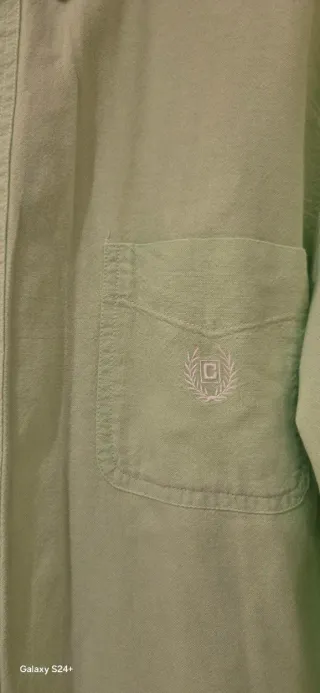 Camisa Chaps Verde Hombre