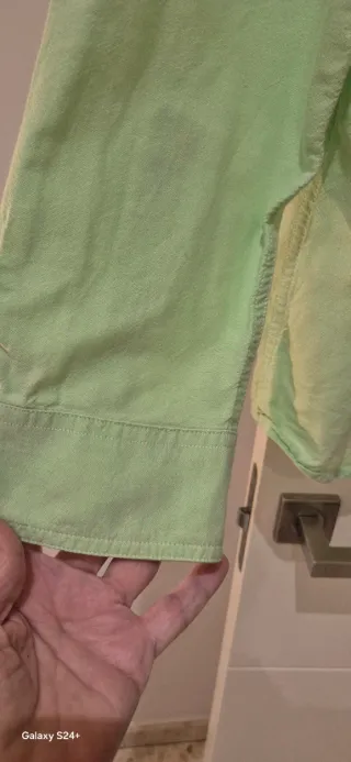 Camisa Chaps Verde Hombre