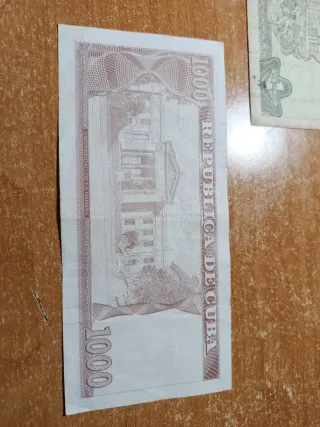 Lote 3 Billetes Cuba