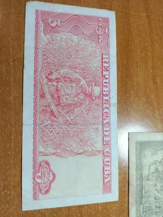 Lote 3 Billetes Cuba