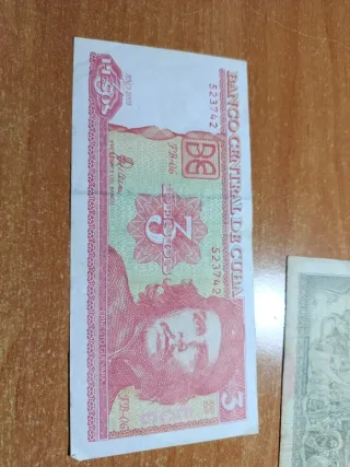 Lote 3 Billetes Cuba