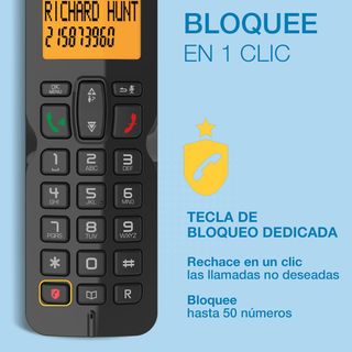 Telefono fisso Alcatel S280 Ewe BLK