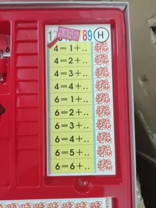 Juego infantil jugar con cifras de Jumbo