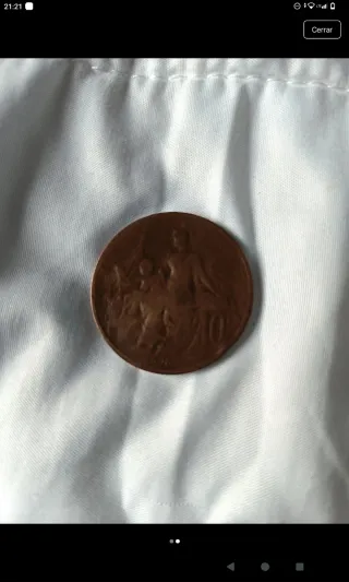 Moneda 10 céntimos República Francesa 1898