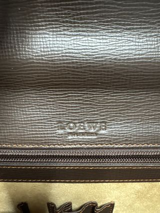 Maletín Loewe Piel Marrón