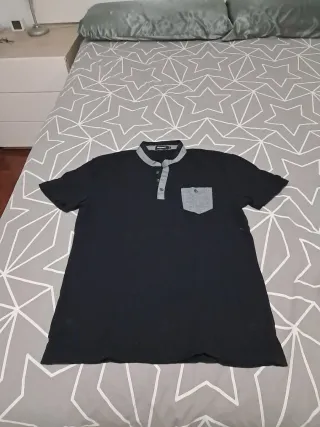 Camiseta Antony Morato Negra y Gris talla M