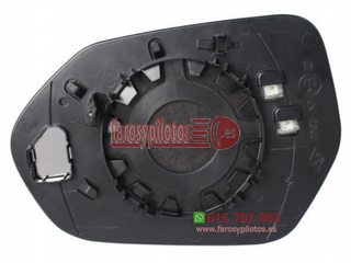 Espejo Cristal + Base Derecho Toyota Yaris Años 2