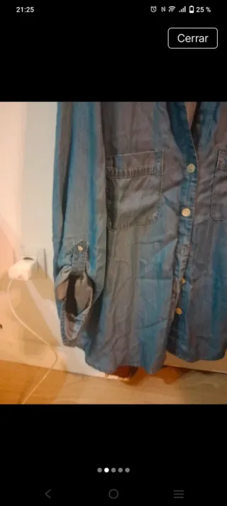 Camisa vaquera Cortefiel