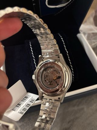 Reloj Maserati Automático Esqueleto Azul Plata