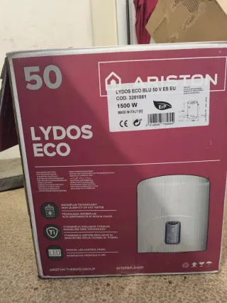 Termo Eléctrico Ariston Lydos Eco Blue 50L