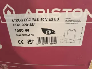 Termo Eléctrico Ariston Lydos Eco Blue 50L