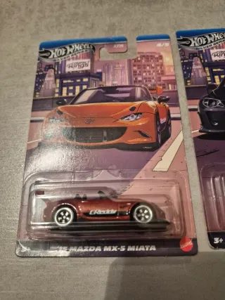 Hot Wheels Silver Series: Honda, Mazda, Subaru