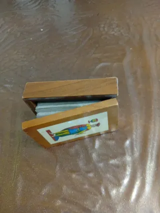 Scatola Vintage Legno Carte Dal Negro Treviso