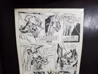 Pagina Original Frank Springer y Don Perlin Conan