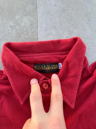 Polo Napapirj Geographic Rossa Vintage XXL Catania