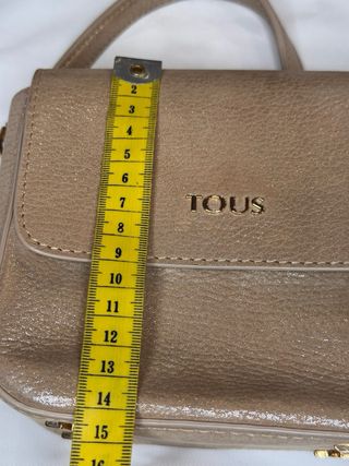Bolso bandolera Tous dorado