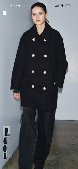 Abrigo marinero Zara