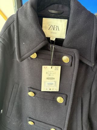 Abrigo marinero Zara